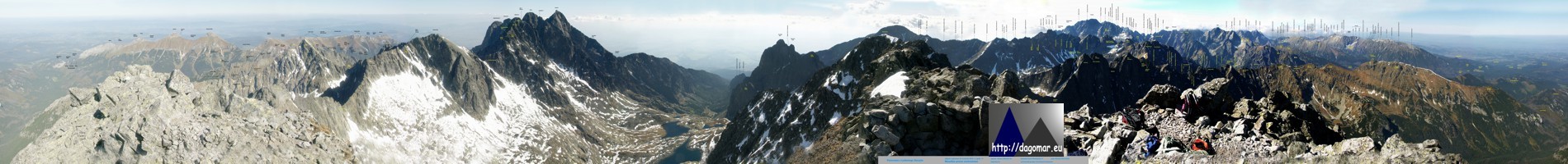 panorama z Lodowego Szczytu